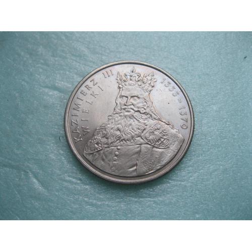 Польша 100 злотых, 1987г Король Казимир III Великий. серия Польские правители