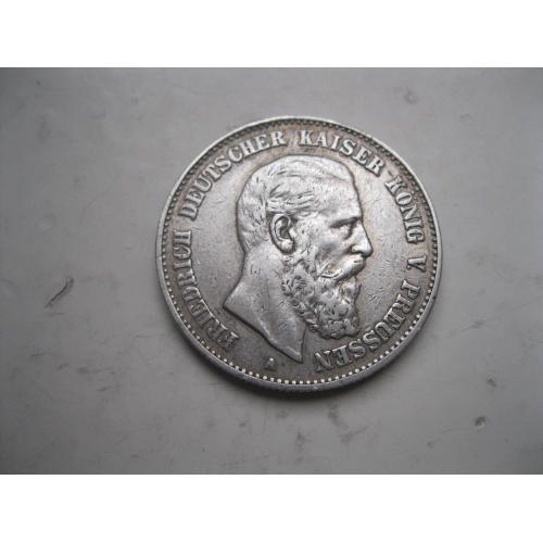 Пруссія 2 марки 1888 року , Фрідріх III..Сохран.