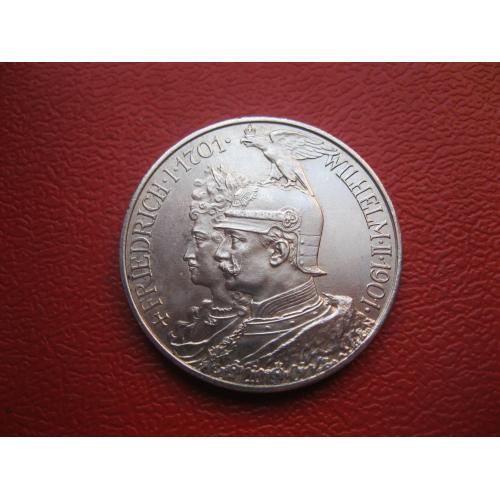 Пруссия.2 Марки 1901 200 Лет Династии Гогенцолернов. Отличный сохран. UNC.(Штемпельный блеск!)