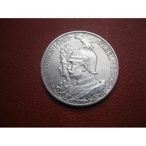 Пруссия.2 Марки 1901 200 Лет Династии Гогенцолернов. Отличный сохран..XF-UNC.(3)