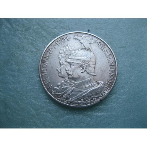 Пруссия.2 Марки 1901 г. 200 Лет Династии Гогенцолернов. Хороший сохран.(2)
