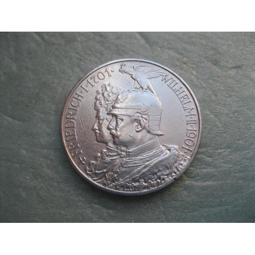 Пруссия.2 Марки 1901 г. 200 Лет Династии Гогенцолернов. Хороший сохран.(2)