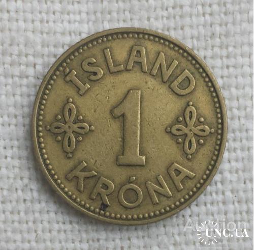 1940 Исландия 1 крона