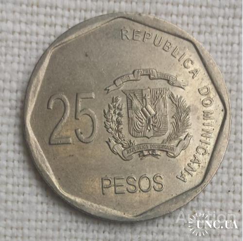 2008 Доминиканская республика 25 песо