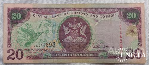 Тринидад и Тобаго 20 долларов 2002