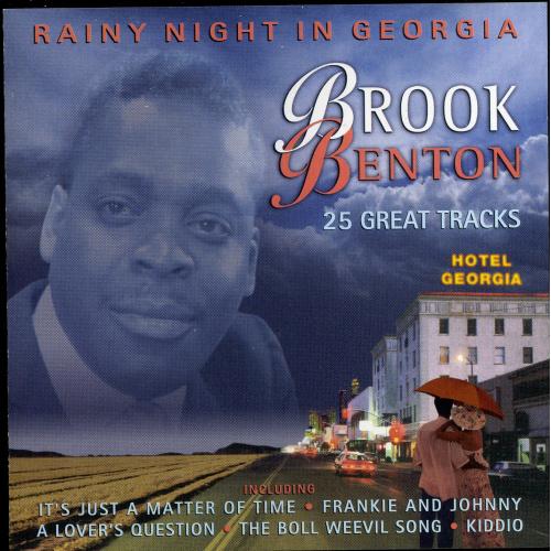  Brook Benton ‎– Rainy Night In Georgia = 25 Hits    (made in UK )