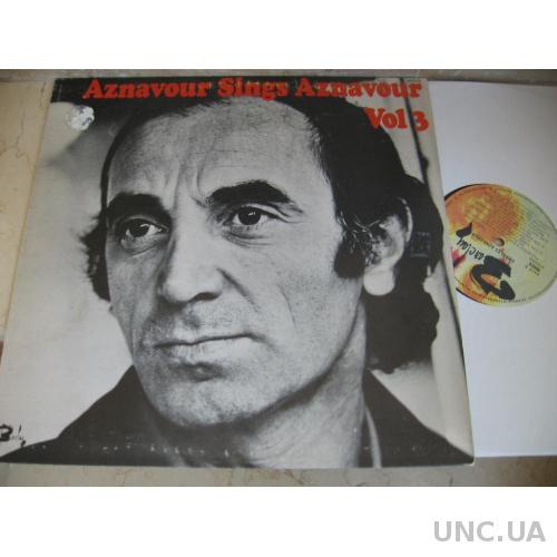Charles Aznavour : Songs vol 3  ( Canada) LP