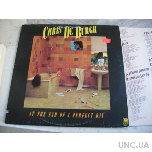 Chris de Burgh : At The End Of A Perfec ( USA ) LP