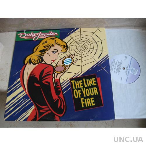 Duke Jupiter ‎– The Line Of Your Fire   (USA)  Hard Rock, Arena Rock LP