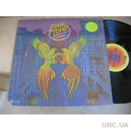 Four Tops ‎– Night Lights Harmony  (USA)  Disco : Funk / Soul  LP
