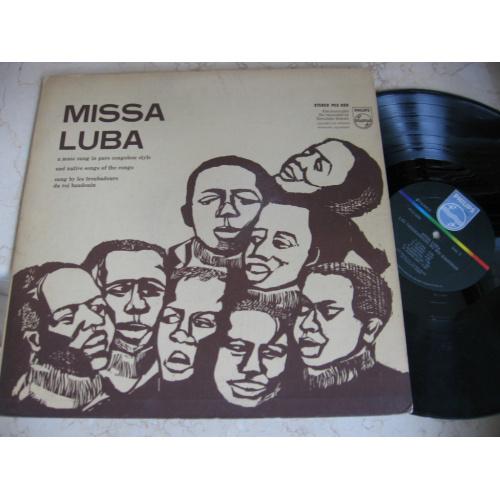  Les Troubadours Du Roi Baudouin ‎– Missa Luba  (USA) African Choir, Ensemble   LP
