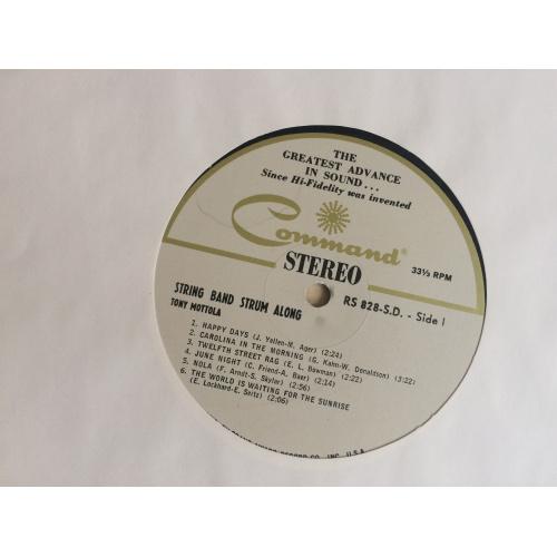 Tony Mottola ‎–  String Band Strum-Along  ( USA   ) JAZZ LP