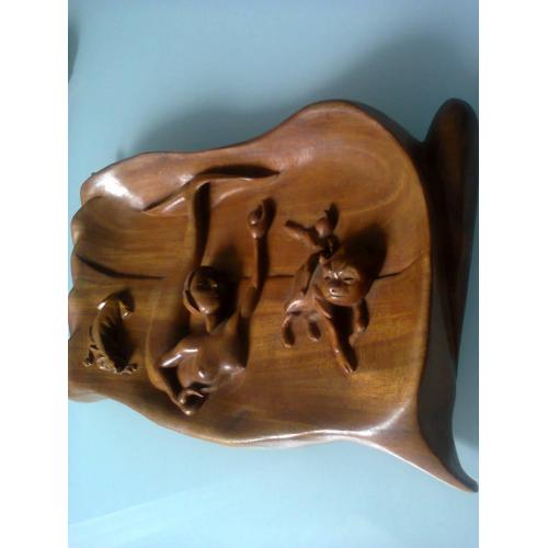 дерев'яна картина (ручна різка, Куба) 2004 рік