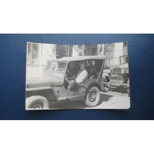 Фото Авто Willys Вілліс Ленд-Ліз 1951 рік Розмір:8,9х13,8см. Оригінал