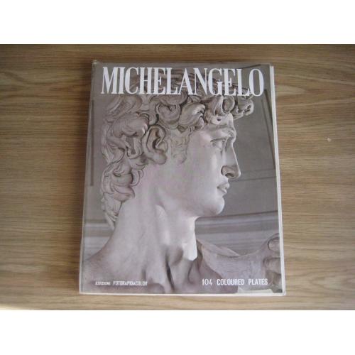 Книга Лоретта Сантіні Мікеланджело Буонарроті - художник скульптор архітектор 1972 стр.119 Оригінал