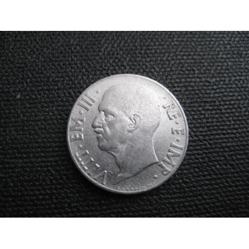 Монета 20 чентезимо Італія Италия 1941 d-21,5мм. Король Віктор-Еммануїл III Нікель Оригінал