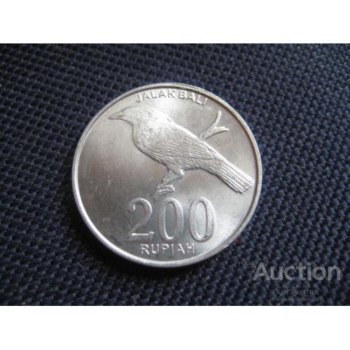 Монета 200 рупий 2003 год Индонезия Фауна Алюминий Оригинал