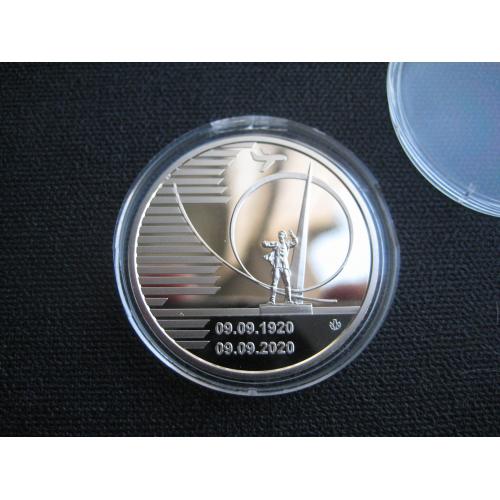 Настільна пам'ятна медаль Антонов 100 років Київському авіаційному заводу 1920-2020 d-35мм. Оригінал