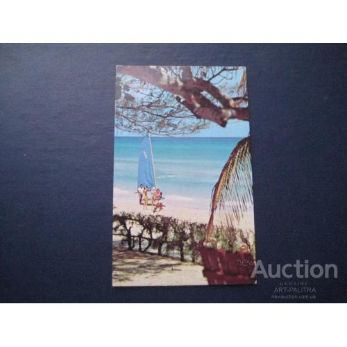 Открытка Куба Cuba Varadero Beach Matanzas 1970гг. Ediciones Ambito Оригинал Чистая