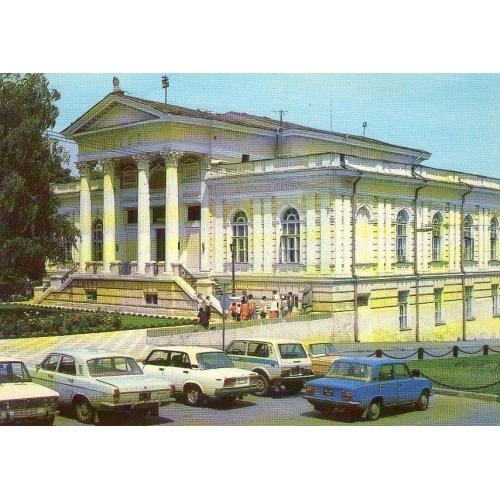 Открытка Одесса Археологический музей Авто 1986 УССР Оригинал Чистая