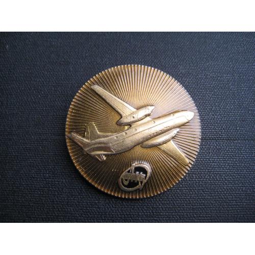 Значок Антонов Літак Ан Клеймо-САЗ d-50мм. Легк.мет. Оригінал