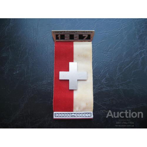 Знак Швейцария Schweiz Suisse Svizzera Switzerland 1937 год Высота-6,7см.