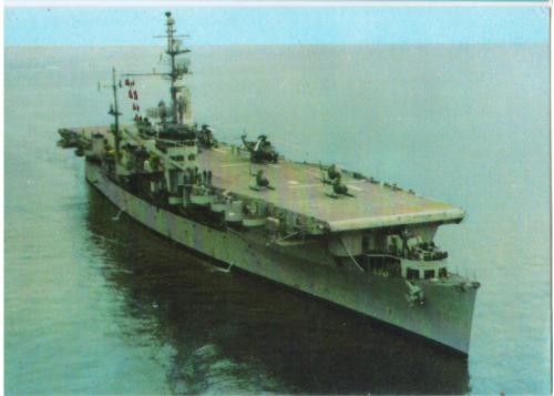 Авианосец "Дедало". Военно-морской флот.  Корабль. Испания 1970-е. РДЧ