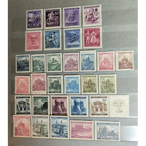 Чехія і Моравія. 3 рейх. Марки періоду окупації 1938-1945