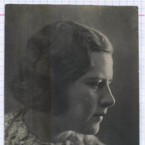 Фото. Портрет. Девушка. Профиль.1932. РДЧ