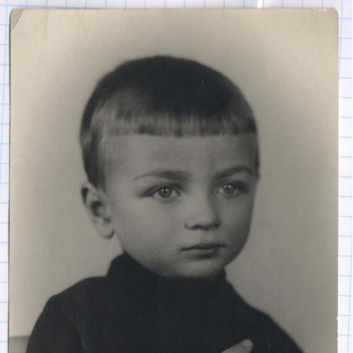Фото. Визит. Дети. Мальчик. Фото Дитина. 1944-45. РДЧ