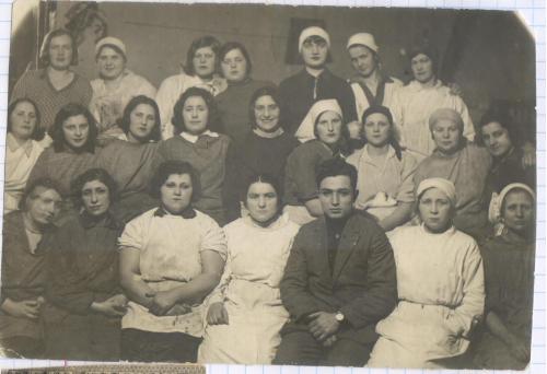 Фото. Военный  госпиталь. РККА. зима 1944-45. РДЧ