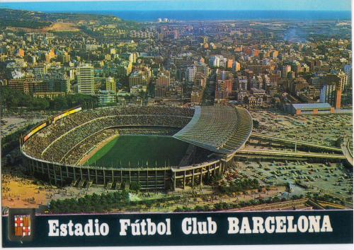 Футбол. Барселона. Стадион Камп Ноу / FC Barcelona Estadio Camp Nou/  до 1970г. РДЧ