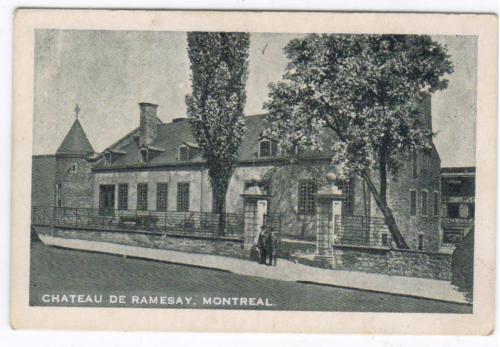 Монреаль. Шато де Рамсей / Montreal, Quebec, Canada. Chateau  de Ramesay.1910s. 92 x 61mm