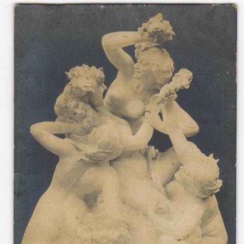 Скульптура. Р.Пейре. Битва цветов. Парижский Салон. 1909 г. №5217