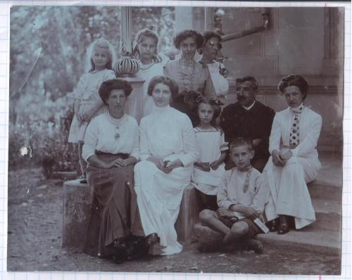 Старинное фото №105.  Семья. Дети. около 1910 г. рдч  