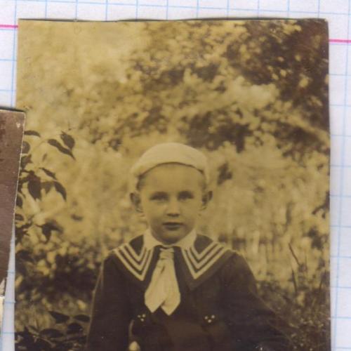 Старинное фото №144. Дети. Мальчик. Матроска. ок.1910. рдч  