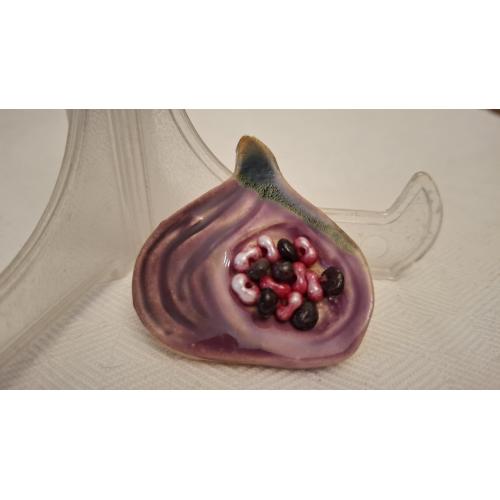 Брошь Инжир Керамика №878