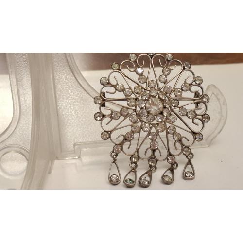 Брошь СССР Серебро 875 проба Звезда 3ХЮ №112