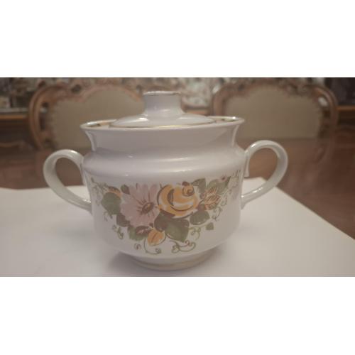 Сахарница Фарфор СССР ТФЗ ( Тернопольский Фарфоровый Завод )