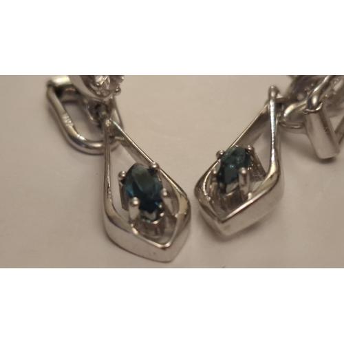 Серьги Клипсы Серебро 925 проба №124