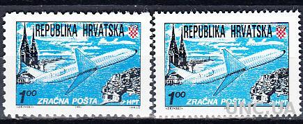 Хорватия 1991 самолет церковь