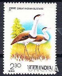 Индия 1980 фауна птицы