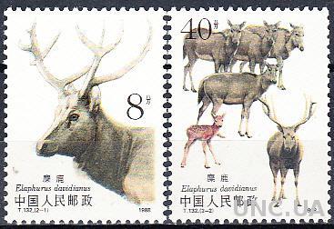 Китай 1988 фауна