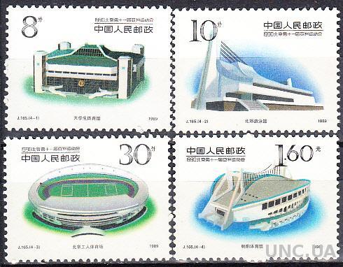 Китай 1989 спорт стадионы