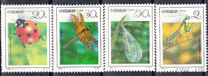 Китай 1992 фауна насекомые