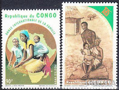 Конго 1994 год семьи карта