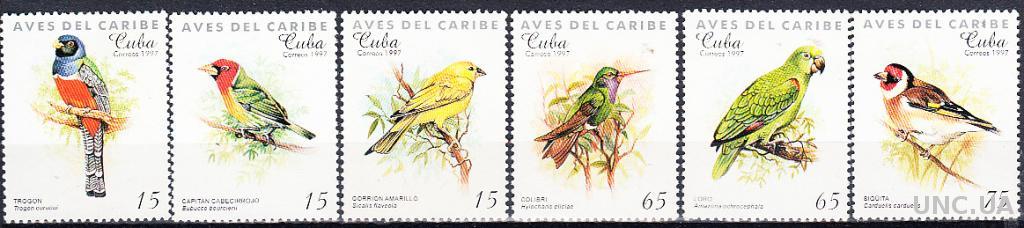 Куба 1997 фауна птицы