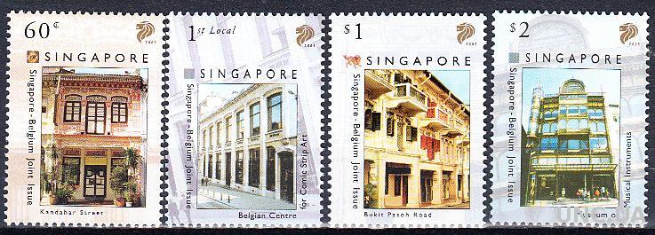 Сингапур 2005 архитектура Бельгия