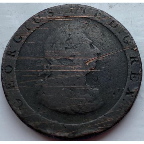 Англия 1 пенни 1797 год №238