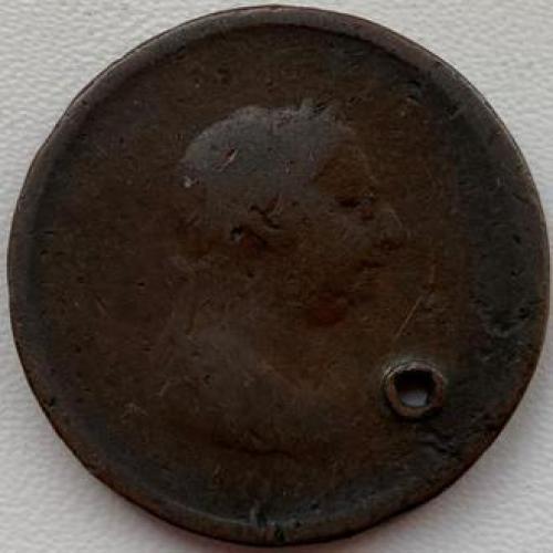 Англия 1 пенни 1806-1807 год №ф320